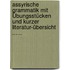 Assyrische Grammatik Mit Übungsstücken Und Kurzer Literatur-übersicht ......