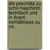 Die Peschitta zu schir-haschirim textritisch und in ihrem Verhältnisse zu mt . door MeïR. Salkind Jakob