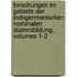 Forschungen Im Gebiete Der Indogermanischen Nominalen Stammbildung, Volumes 1-2