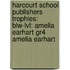 Harcourt School Publishers Trophies: Blw-Lvl: Amelia Earhart Gr4 Amelia Earhart