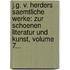 J.g. V. Herders Saemtliche Werke: Zur Schoenen Literatur Und Kunst, Volume 7...