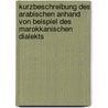 Kurzbeschreibung des Arabischen anhand von Beispiel des marokkanischen Dialekts door Hamid Baalla