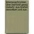 Lebensnachrichten über Barthold Georg Niebuhr: Aus Briefen desselben und aus .