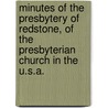 Minutes of the Presbytery of Redstone, of the Presbyterian Church in the U.S.A. door Presbyterian Church in the U. Presbytery