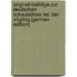 Original-Beiträge Zur Deutschen Schaubühne: Bd. Der Zögling (German Edition)