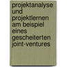 Projektanalyse und Projektlernen am Beispiel eines gescheiterten Joint-Ventures by Alex Reimer