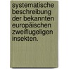 Systematische Beschreibung der bekannten europäischen zweiflugeligen Insekten. door Johann Wilhelm Meigen