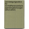 Verzweigungssätze für nichtdifferenzierbare Operatorgleichungen (Bifurcation) by Gerd-Dieter Witt