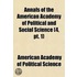 Annals Of The American Academy Of Political And Social Science (Volume 4, Pt. 1)