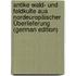 Antike Wald- Und Feldkulte Aus Nordeuropäischer Überlieferung (German Edition)