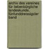 Archiv des Vereines für liebenbürgliche Landeskunde, Fünfunddreissigster Band