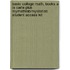 Basic College Math, Books a la Carte Plus Mymathlab/Mystatlab Student Access Kit