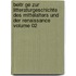 Beitr Ge Zur Litteraturgeschichte Des Mittelalters Und Der Renaissance Volume 02