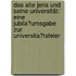 Das alte Jena und seine Universität: Eine Jubila?umsgabe zur Universita?tsfeier