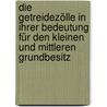 Die Getreidezölle in ihrer Bedeutung für den kleinen und mittleren Grundbesitz door Raymond Kuhn
