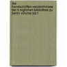 Die Handschriften-Verzeichnisse Der K Niglichen Bibliothek Zu Berlin Volume Bd.1 door G. H 1795-1876 Pertz