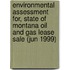 Environmental Assessment For, State of Montana Oil and Gas Lease Sale (Jun 1999)