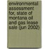 Environmental Assessment For, State of Montana Oil and Gas Lease Sale (Jun 2002)