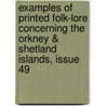 Examples of Printed Folk-Lore Concerning the Orkney & Shetland Islands, Issue 49 door George Fraser Black