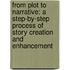 From Plot to Narrative: A Step-By-Step Process of Story Creation and Enhancement