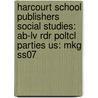 Harcourt School Publishers Social Studies: Ab-Lv Rdr Poltcl Parties Us: Mkg Ss07 by Hsp