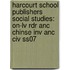 Harcourt School Publishers Social Studies: On-Lv Rdr Anc Chinse Inv Anc Civ Ss07