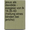Jesus Als Davidide - Exegese Von Lk 18,35-43 (Heilung Eines Blinden Bei Jericho) door Nadine Stuke