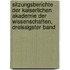 Sitzungsberichte der Kaiserlichen Akademie der Wissenschaften, Dreissigster Band