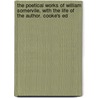 The Poetical Works of William Somervile, with the Life of the Author. Cooke's Ed door William Somerville