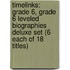 Timelinks: Grade 6, Grade 6 Leveled Biographies Deluxe Set (6 Each of 18 Titles)