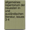 Allgemeines Repertorium Der Neuesten In- Und Ausländischen Literatur, Issues 3-4 door Onbekend