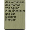 Das Verhältniss des Thomas von Aquino zum Judenthum und zur jüdische Litteratur by Guttmann