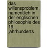 Das Willensproblem, namentlich in der englischen Philosophie des 19. Jahrhunderts door Warshaw