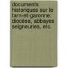 Documents historiques sur le Tarn-et-Garonne: diocèse, abbayes seigneuries, etc. door François Moulenq