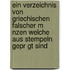 Ein Verzeichnis Von Griechischen Falscher M Nzen Welche Aus Stempeln Gepr Gt Sind
