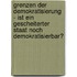 Grenzen Der Demokratisierung - Ist Ein Gescheiterter Staat Noch Demokratisierbar?