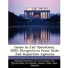 Issues in Jail Operations, 2003: Perspectives from State Jail Inspection Agencies by Dave Sheanin