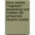 Klaus Manns "Mephisto": Darstellung und Funktion der schwarzen Tänzerin Juliette