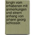 Longin vom Erhabenen mit Anmerkungen und einem Anhang von Johann Georg Schlosser.