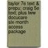 Taylor 7e Text & Prepu; Craig 5e Text; Plus Lww Docucare Six-Month Access Package