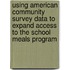 Using American Community Survey Data to Expand Access to the School Meals Program