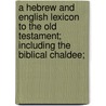 A Hebrew and English lexicon to the Old Testament; including the Biblical chaldee; door Wilhelm Gesenius