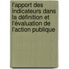 L'apport des indicateurs dans la définition et l'évaluation de l'action publique by Franck Chow-Toun
