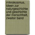 Mikrokosmus, Ideen zur Naturgeschichte und Geschichte der Menschheit, Zweiter Band