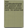 New MyEdLeadershipLab with Pearson Etext - Standalone Access Card - for School Law door Michael W. LaMorte