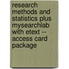 Research Methods and Statistics Plus MySearchLab with Etext -- Access Card Package door Maureen A. Mccarthy
