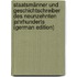 Staatsmänner Und Geschichtschreiber Des Neunzehnten Jahrhunderts (German Edition)