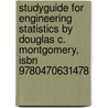 Studyguide For Engineering Statistics By Douglas C. Montgomery, Isbn 9780470631478 door Douglas C. Montgomery