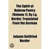 The Spirit of Hebrew Poetry (Volume 1); by J.G. Herder. Translated from the German