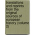Translations and Reprints from the Original Sources of European History (Volume 2)